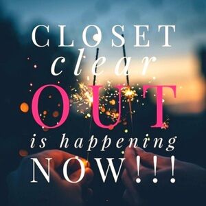 Closet Clear Out is Happening!